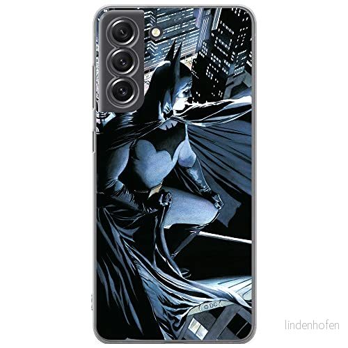 ERT GROUP mobiltelefonfodral för Samsung S21 FE originalt och officiellt licensierat DC mönster Batman 004 optimalt anpassad till formen på mobiltelefonen, fodral tillverkad av TPU plast 5904805508257