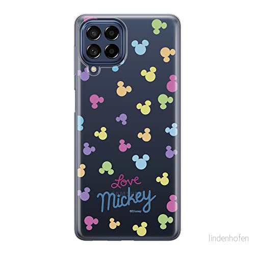 ERT GROUP mobiltelefonfodral för Samsung M53 5G originalt och officiellt licensierat Disney mönster Mickey 017 optimalt anpassad till formen på mobiltelefonen, gedeeltelijk transparant 5905511379872