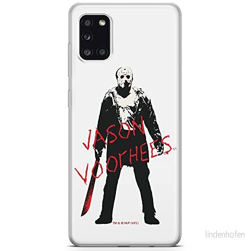 ERT GROUP mobiltelefonfodral för Samsung A31 originalt och officiellt licensierat Horror mönster Friday the 13th 017 optimalt anpassad till formen på mobiltelefonen, fodral tillverkad av TPU plast 5905511119539