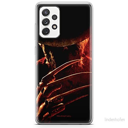 ERT GROUP mobiltelefonfodral för Samsung A73 5G originalt och officiellt licensierat Horror mönster Nightmare of Elm Street 005 anpassad till formen på mobiltelefonen, fodral tillverkad av TPU plast 5905511081614