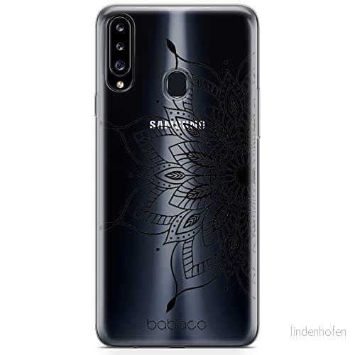 ERT GROUP mobiltelefonfodral för Samsung A20S originalt och officiellt licensierat Babaco mönster Mandalas 004 Vit optimalt anpassad till formen på mobiltelefonen, gedeeltelijk transparant 5904805828997