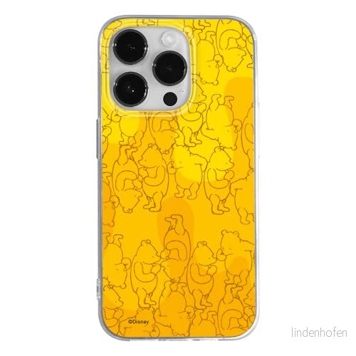 ERT GROUP mobiltelefonfodral för Apple Iphone 14 PRO originalt och officiellt licensierat Disney mönster Winnie the Pooh and friends 003, fodral tillverkad av TPU plast 5905131910929