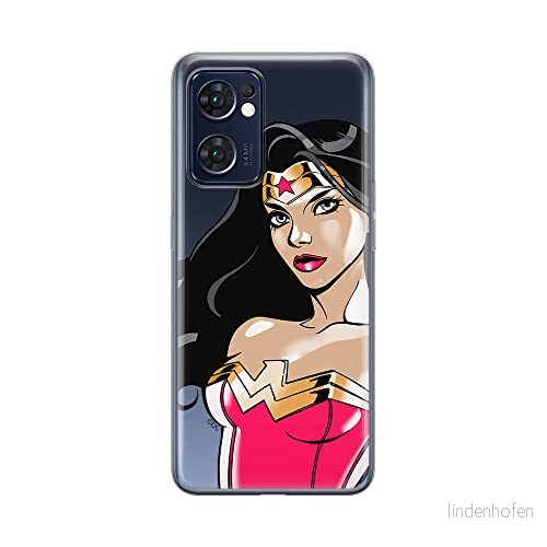 ERT GROUP mobiltelefonfodral för Oppo RENO 7 5G originalt och officiellt licensierat DC mönster Wonder Woman 004 optimalt anpassad till formen på mobiltelefonen, gedeeltelijk transparant 5905511304225