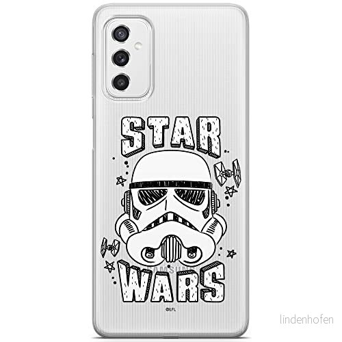 ERT GROUP mobiltelefonfodral för Samsung M52 5G originalt och officiellt licensierat Star Wars mönster Stormtrooper 013 optimalt anpassad till formen på mobiltelefonen, gedeeltelijk transparant 5904805492006