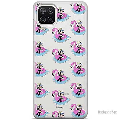 ERT GROUP mobiltelefonfodral för Samsung A12 / M12 originalt och officiellt licensierat Disney mönster Minnie 023 optimalt anpassad till formen på mobiltelefonen, gedeeltelijk transparant 5903040092156