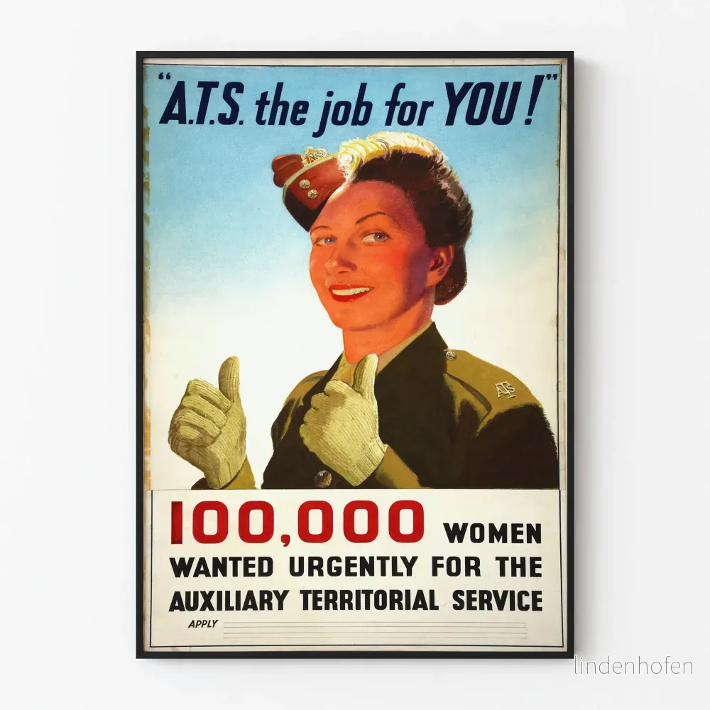 Vintage Rekryteringsaffisch ATS - Retro Väggdekoration