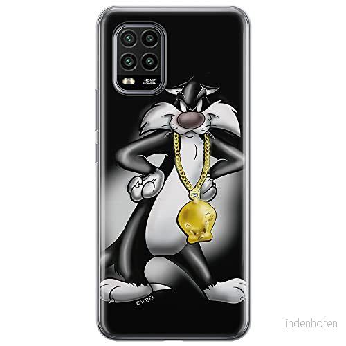 ERT GROUP mobiltelefonfodral för Xiaomi MI 10 LITE originalt och officiellt licensierat Looney Tunes mönster Sylvester 002 anpassad till formen på mobiltelefonen, fodral tillverkad av TPU plast 5903537165189