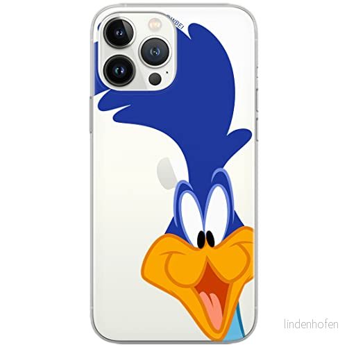 ERT GROUP mobiltelefonfodral för Apple Iphone 14 PLUS originalt och officiellt licensierat Looney Tunes mönster Road Runner 001 anpassad till formen på mobiltelefonen, gedeeltelijk transparant 5905131897862