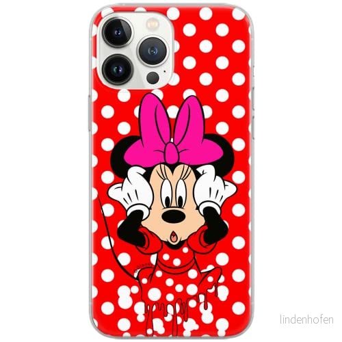 ERT GROUP mobiltelefonfodral för Samsung S10 PLUS originalt och officiellt licensierat Disney mönster Minnie 016 Vit optimalt anpassad till formen på mobiltelefonen, fodral tillverkad av TPU plast 5903040692547
