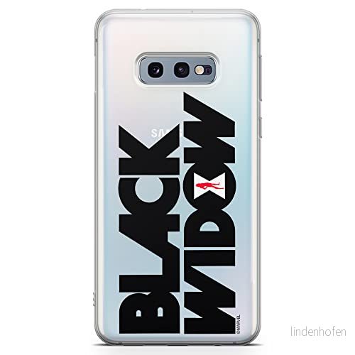 ERT GROUP mobiltelefonfodral för Samsung S10e originalt och officiellt licensierat Marvel mönster Black Widow 011 optimalt anpassad till formen på mobiltelefonen, gedeeltelijk transparant 5903537668390