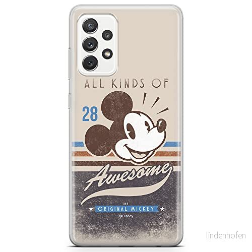 ERT GROUP mobiltelefonfodral för Samsung A72 5G originalt och officiellt licensierat Disney mönster Mickey 009 optimalt anpassad till formen på mobiltelefonen, fodral tillverkad av TPU plast 5903040073698