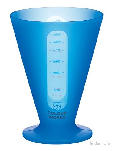 Färgverk silikon mätkopp för flytande och torra ingredienser, blåbär, 400 ml/1 kopp 5057982053468