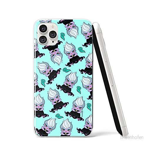 ERT GROUP mobiltelefonfodral för Iphone 11 PRO originalt och officiellt licensierat Disney mönster Ursula 005 optimalt anpassad till formen på mobiltelefonen, fodral tillverkad av TPU plast 5905131464170