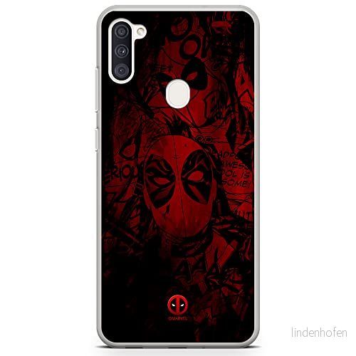 ERT GROUP mobiltelefonfodral för Samsung A03S originalt och officiellt licensierat Marvel mönster Deadpool 001 optimalt anpassad till formen på mobiltelefonen, fodral tillverkad av TPU plast 5903932991154
