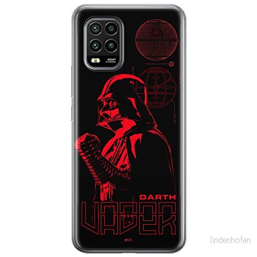 ERT GROUP mobiltelefonfodral för Xiaomi MI 10 LITE originalt och officiellt licensierat Star Wars mönster Darth Vader 016 anpassad till formen på mobiltelefonen, fodral tillverkad av TPU plast 5903537149615