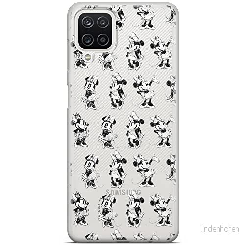 ERT GROUP mobiltelefonfodral för Samsung A12 / M12 originalt och officiellt licensierat Disney mönster Minnie 018 optimalt anpassad till formen på mobiltelefonen, gedeeltelijk transparant 5903040092125