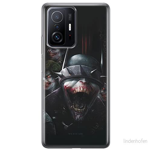 ERT GROUP mobiltelefonfodral för Xiaomi 11T 5G / PRO originalt och officiellt licensierat DC mönster Batman Who Laughs 003 anpassad till formen på mobiltelefonen, fodral tillverkad av TPU plast 5904805555633