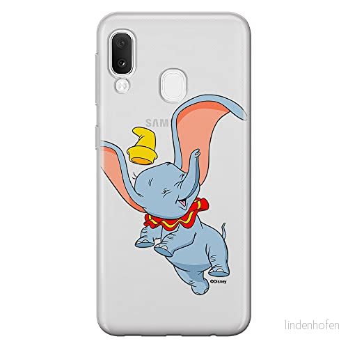 ERT GROUP mobiltelefonfodral för Samsung A20e originalt och officiellt licensierat Disney mönster Dumbo 015 optimalt anpassad till formen på mobiltelefonen, gedeeltelijk transparant 5905131183064