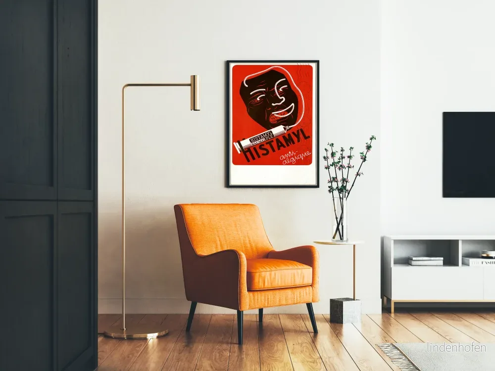 Vintage reklamposter för Baume Histamyl mot alginfektion - Bild 2
