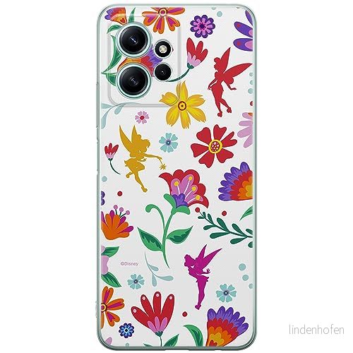 ERT GROUP mobiltelefonfodral för Xiaomi REDMI NOTE 12 4G originalt och officiellt licensierat Disney mönster Tinker Bell 001 anpassad till formen på mobiltelefonen, fodral tillverkad av TPU plast 5905511936136