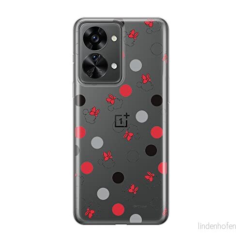 ERT GROUP mobiltelefonfodral för Oneplus NORD 2T 5G originalt och officiellt licensierat Disney mönster Minnie 004 optimalt anpassad till formen på mobiltelefonen, gedeeltelijk transparant 5905511265519