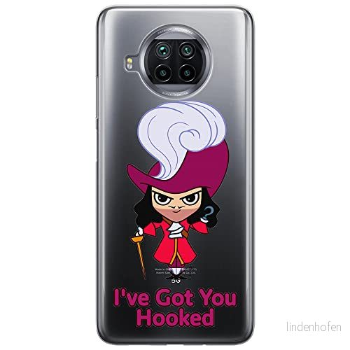 ERT GROUP mobiltelefonfodral för Xiaomi MI 10T LITE/REDMI NOTE 9 PRO 5G originalt och officiellt licensierat Disney mönster James Hook 001, gedeeltelijk transparant 5905131455406