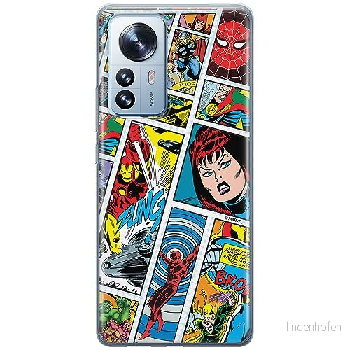 ERT GROUP mobiltelefonfodral för Xiaomi 12 PRO originalt och officiellt licensierat Marvel mönster Avengers 034 optimalt anpassad till formen på mobiltelefonen, fodral tillverkad av TPU plast 5905511767792
