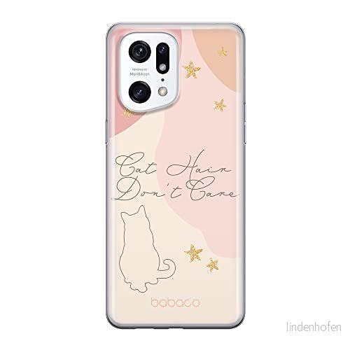 ERT GROUP mobiltelefonfodral för Oppo FIND X5 PRO originalt och officiellt licensierat Babaco mönster Cats 007 optimalt anpassad till formen på mobiltelefonen, fodral tillverkad av TPU plast 5905511414122