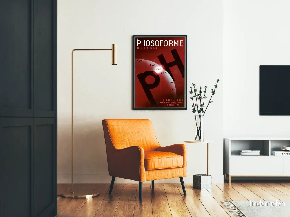 Vintageaffisch Le Phosoforme för blodets syra-basbalans - Bild 2