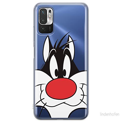 ERT GROUP mobiel telefoonhoesje voor Xiaomi REDMI NOTE 10 5G / POCO M3 PRO origineel en officieel erkend Looney Tunes patroon Sylvester 001, gedeeltelijk bedrukt 5904805616488
