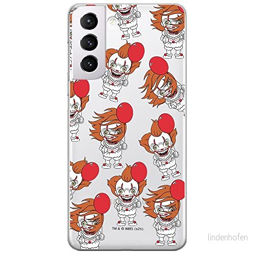 ERT GROUP mobiltelefonfodral för Samsung S21 PLUS originalt och officiellt licensierat Horror mönster It 007 optimalt anpassad till formen på mobiltelefonen, gedeeltelijk transparant 5905131960801