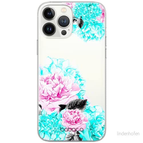 ERT GROUP mobiltelefonfodral för Apple Iphone 11 PRO originalt och officiellt licensierat Babaco mönster Flowers 002 Vit optimalt anpassad till formen på mobiltelefonen, gedeeltelijk transparant 5904805383465