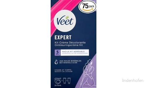 VEET Set med 3 ansikts och kroppskrämer 1 fodral 2 rör 75 ml 3059944023856
