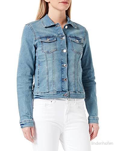 TOM Tailor Denim EASY Jeansjacka, Storlek: Medium, Light stone 4065308006228
