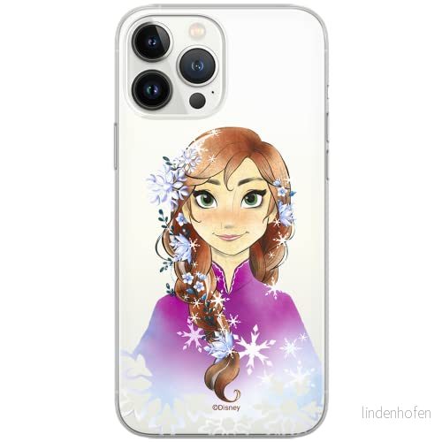 ERT GROUP mobiltelefonfodral för Huawei P30 Lite originalt och officiellt licensierat Disney mönster Anna 001 Vit optimalt anpassad till formen på mobiltelefonen, gedeeltelijk transparant 5902980422795