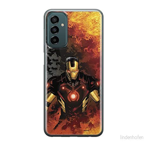 ERT GROUP mobiltelefonfodral för Samsung M13 4G/M23 5G/F23 originalt och officiellt licensierat Marvel mönster Iron Man 003 anpassad till formen på mobiltelefonen, fodral tillverkad av TPU plast 5905511373955