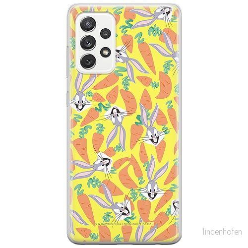 ERT GROUP mobiltelefonfodral för Samsung A52 5G / LTE 4G A52S originalt och officiellt licensierat Looney Tunes mönster Bugs 017, fodral tillverkad av TPU plast 5905795081102