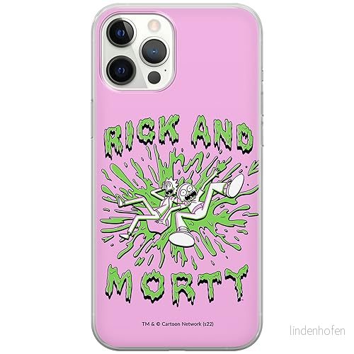 ERT GROUP mobiltelefonfodral för Iphone 12 PRO MAX originalt och officiellt licensierat Rick and Morty mönster & 024, fodral tillverkad av TPU plast 5905511149345