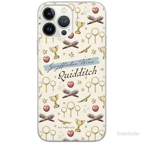 ERT GROUP mobiltelefonfodral för Iphone 13 PRO MAX originalt och officiellt licensierat Harry Potter mönster 048 Vit optimalt anpassad, fodral tillverkad av TPU plast 5903932870879