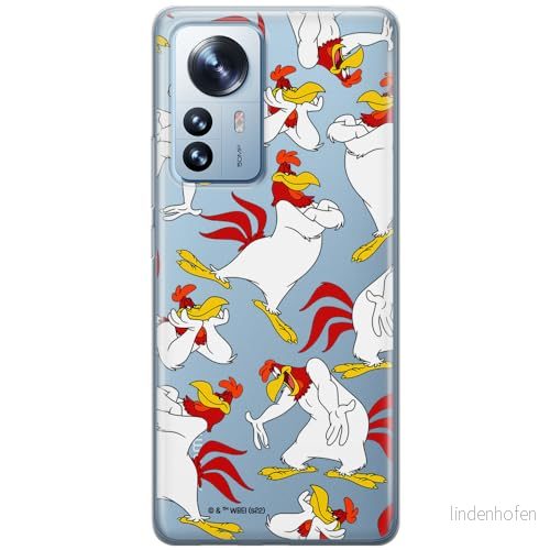 ERT GROUP mobiltelefonfodral för Xiaomi 12 / 12X originalt och officiellt licensierat Looney Tunes mönster Foghorn Leghorn 001 optimalt anpassad till formen på mobiltelefonen, gedeeltelijk transparant 5905511668112
