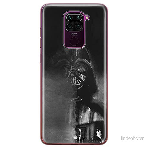 ERT GROUP mobiltelefonfodral för Xiaomi REDMI NOTE 9 originalt och officiellt licensierat Star Wars mönster Darth Vader 004 anpassad till formen på mobiltelefonen, fodral tillverkad av TPU plast 5903040337806