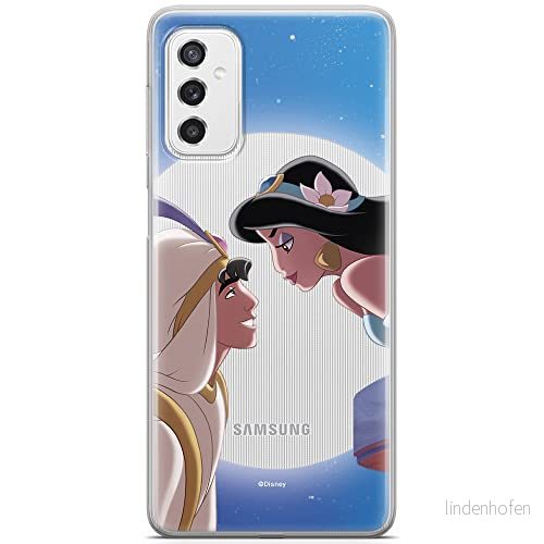 ERT GROUP mobiltelefonfodral för Samsung M52 5G originalt och officiellt licensierat Disney mönster Jasmine and Aladdin 001 optimalt anpassad till formen på mobiltelefonen, gedeeltelijk transparant 5904805495182
