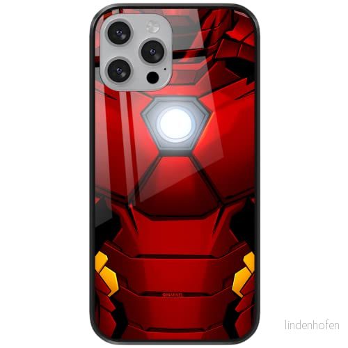 ERT GROUP mobiltelefonfodral för Huawei P10 originalt och officiellt licensierat Marvel mönster Iron Man 024 tillverkad av härdat glas, optimalt anpassat till mobilens form, skyddsfodral 5902980401417