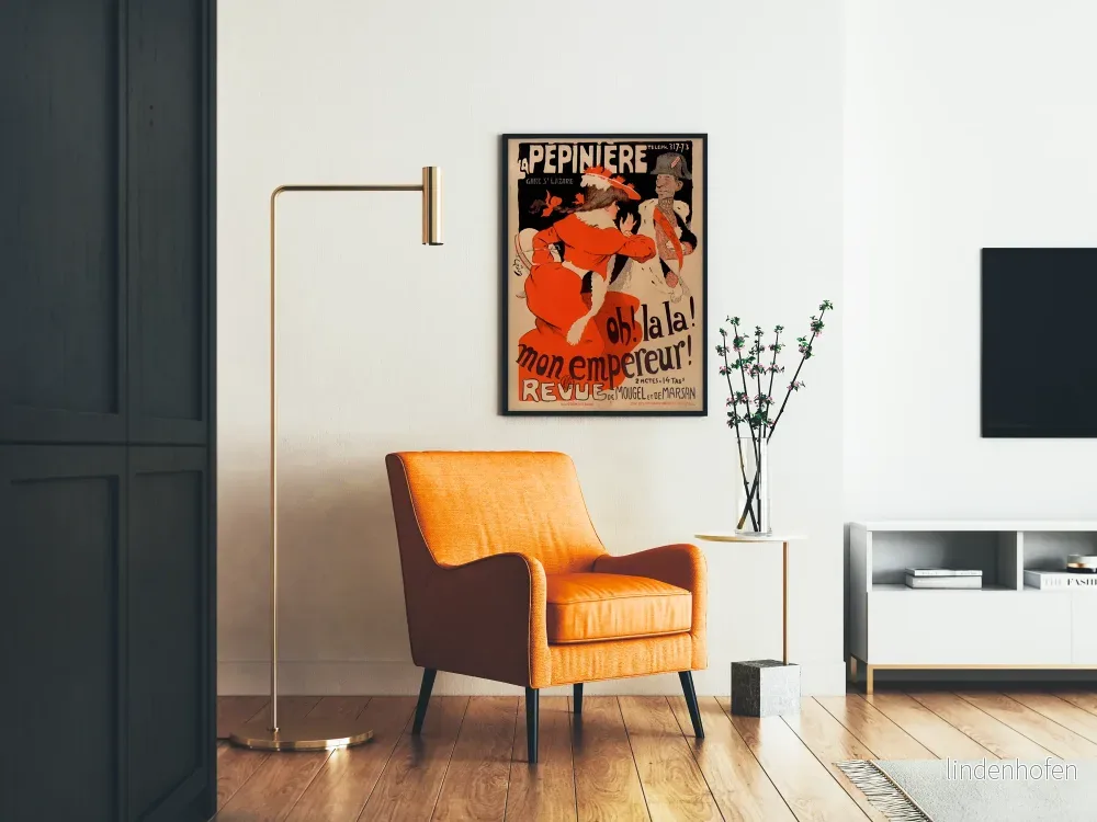 Vintageposter oh la la min kejsare för väggdekoration - Bild 2