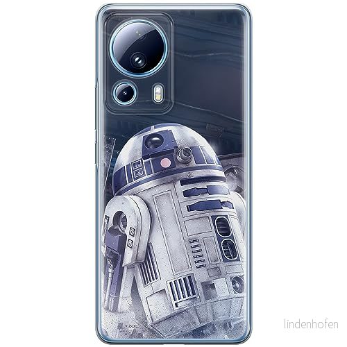 ERT GROUP mobiltelefonfodral för Xiaomi 13 LITE/CIVI 2 originalt och officiellt licensierat Star Wars mönster R2D2 001 optimalt anpassad till formen på mobiltelefonen, fodral tillverkad av TPU plast 5905511933449