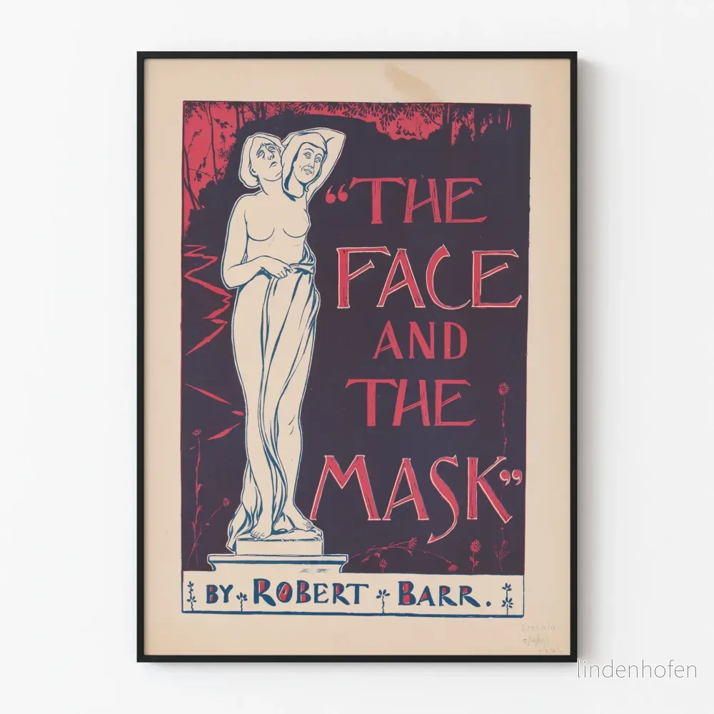 Väggdekorationsposter The Face and The Mask av Robert Barr