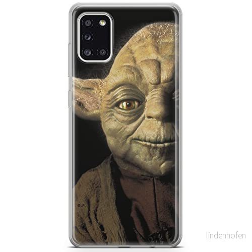 ERT GROUP mobiltelefonfodral för Samsung A31 originalt och officiellt licensierat Star Wars mönster Yoda 004 optimalt anpassad till formen på mobiltelefonen, fodral tillverkad av TPU plast 5903040221969