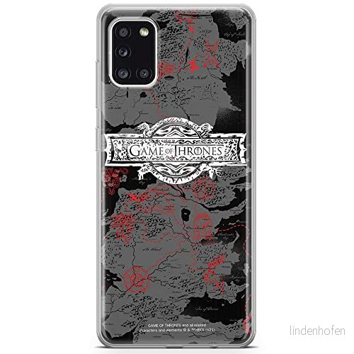 ERT GROUP mobiltelefonfodral för Samsung A31 originalt och officiellt licensierat Game od Thrones mönster of 010 anpassad till formen på mobiltelefonen, fodral tillverkad av TPU plast 5903932676952