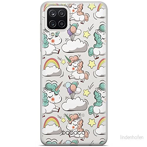 ERT GROUP mobiltelefonfodral för Samsung A12 / M12 originalt och officiellt licensierat Babaco mönster Unicorn 001 optimalt anpassad till formen på mobiltelefonen, gedeeltelijk transparant 5903040095614