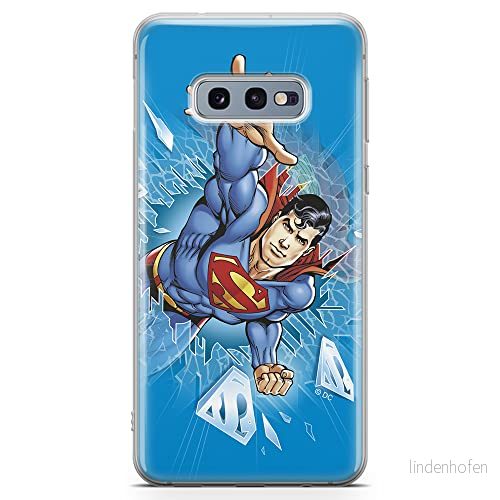 ERT GROUP mobiltelefonfodral för Samsung S10e originalt och officiellt licensierat DC mönster Superman 005 optimalt anpassad till formen på mobiltelefonen, fodral tillverkad av TPU plast 5904805507090
